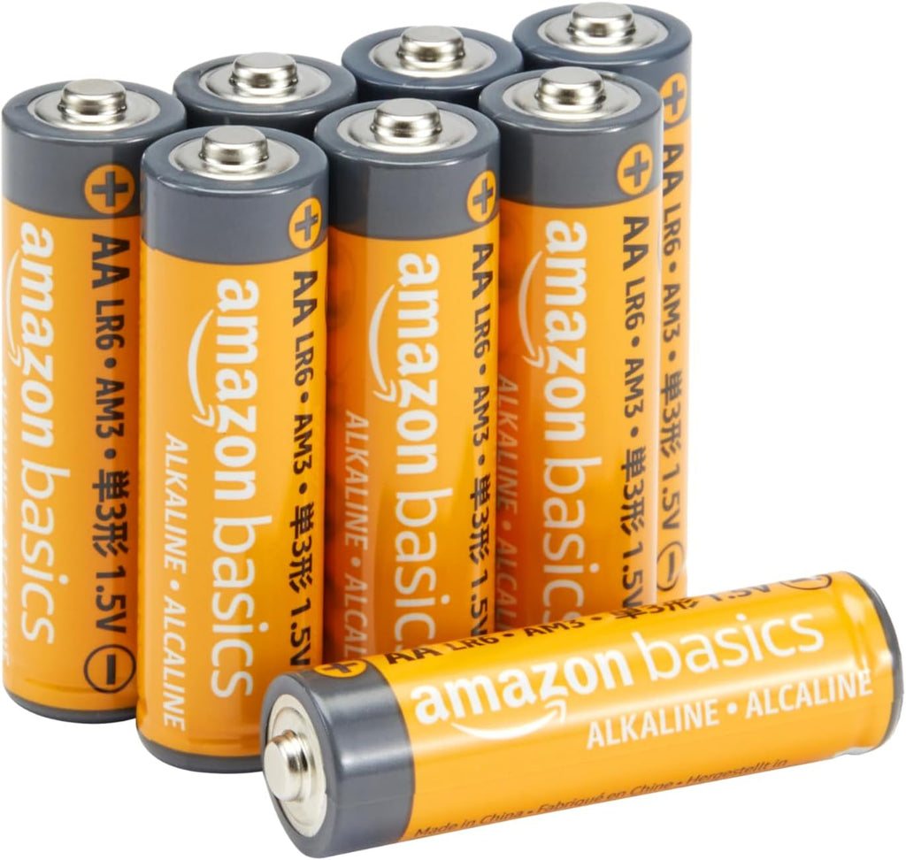 AA Alkaline Batteries, Long-Lasting 1.5V Double A Multi-Pack