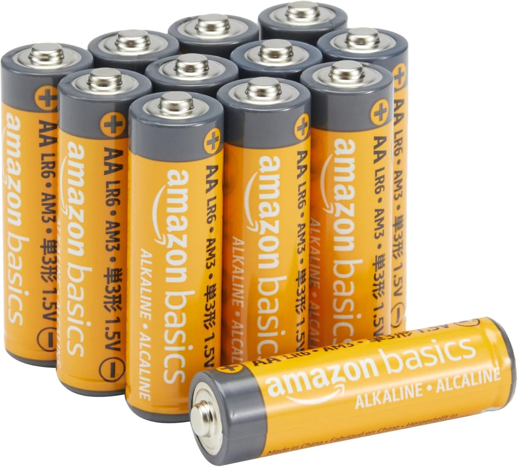 AA Alkaline Batteries, Long-Lasting 1.5V Double A Multi-Pack