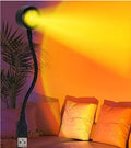 USB Sunset Lamp, Mini Gooseneck Mood Light