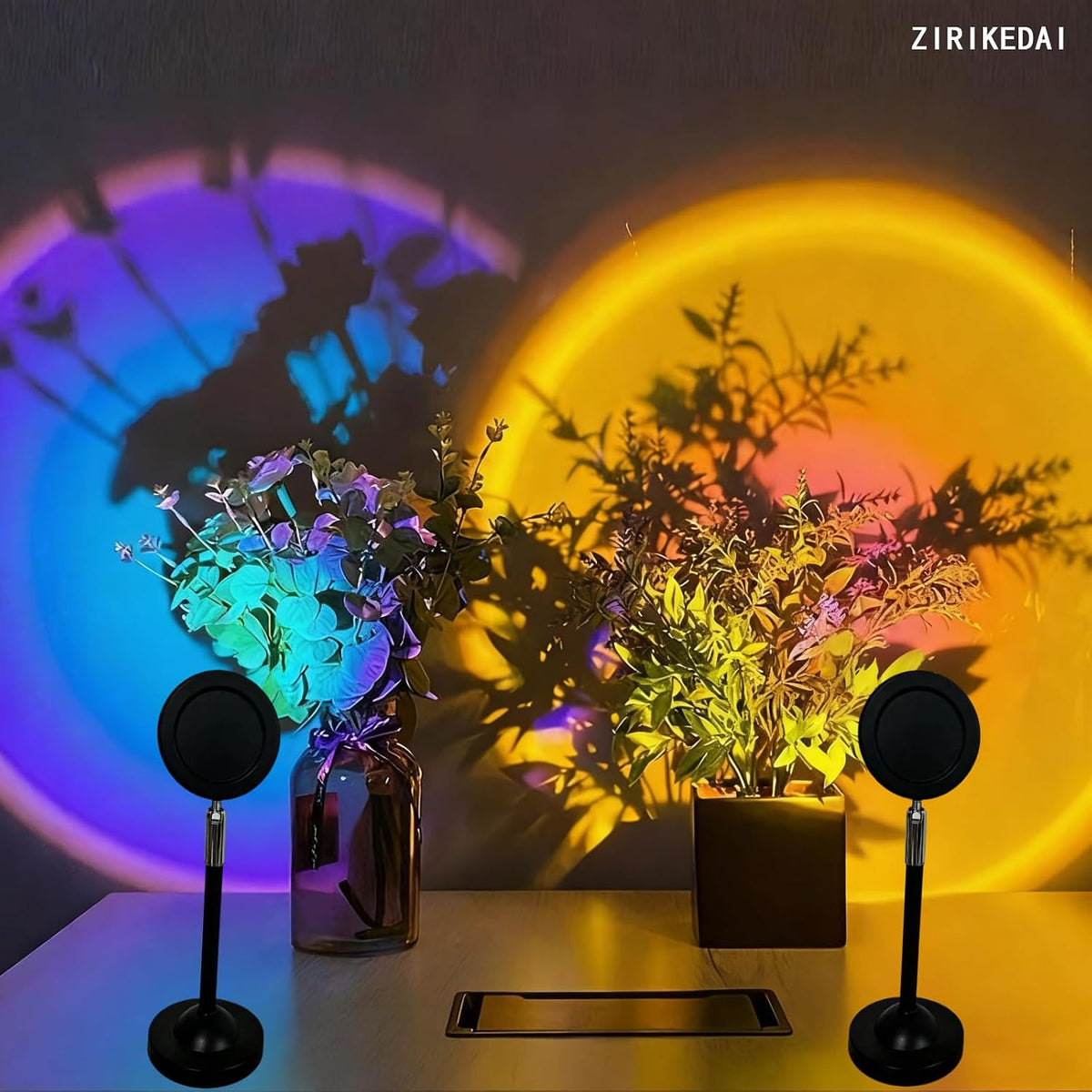 Sunset Lamp Projector Romantic Gift for Her RGB Bedroom Light