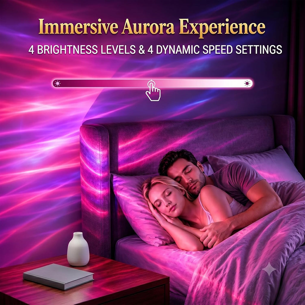 Northern Lights Aurora Projector, Galaxy Night Light with Remote