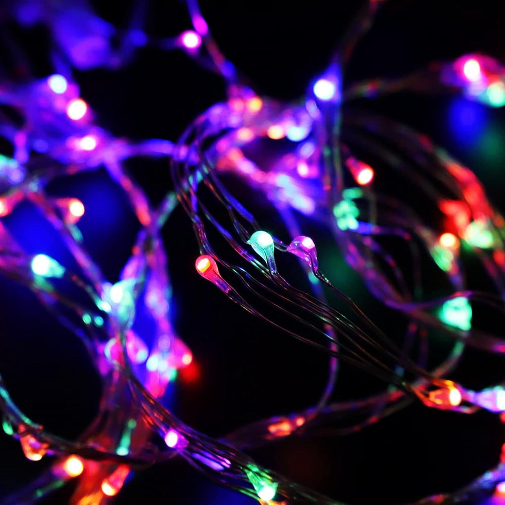 LED Curtain Fairy Lights, 300 LED 9.8ft x 9.8ft USB with Remote