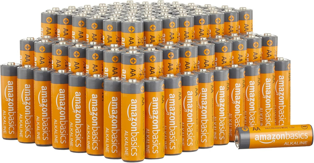 AA Alkaline Batteries, Long-Lasting 1.5V Double A Multi-Pack