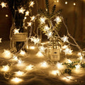 Merdeco Star String Lights, 10Ft/3M 20 LED Plug in String Lights Warm White Fairy Lights for Birthday/Christmas/Wedding/Party Indoor Outdoor Decoration