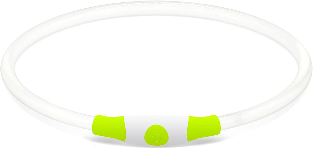 Light Up LED Dog Collar, USB Rechargeable Glow Collar for Night Walks