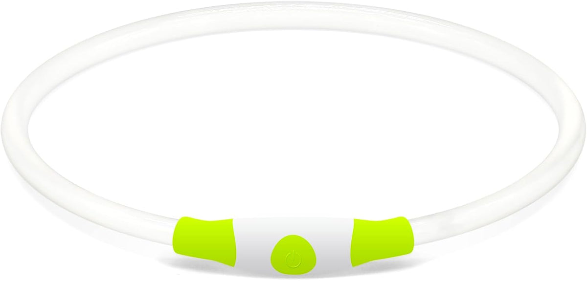 Light Up LED Dog Collar, USB Rechargeable Glow Collar for Night Walks