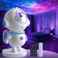 Astronaut Galaxy Star Projector Light - Aurora LED Night Lamp for Bedroom Decor, Space Nebula Ceiling Projector with Timer, Remote & App Control, Includes White Noise Function